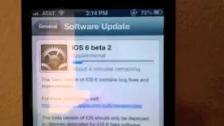 iOS 6 Beta 2 Update Spinning Gears on Settings icon