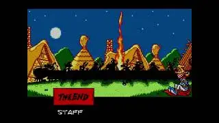 Asterix and the Secret Mission - Sega Master System - last boss & ending