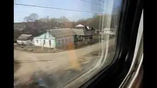 Поездка в двухэтажном сидячем вагоне поезда Воронеж - Москва