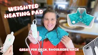 Influencer Review of the Ocoopa Weighted Heating Pad for Neck and Shoulder丨Homestead Tessie