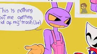 Jax helps Pomni to adjust (The Amazing Digital Circus Comic) | TADC