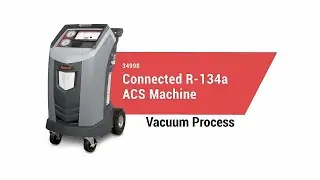 Using the 34998 R-134a machine to pull a vacuum on an A/C system