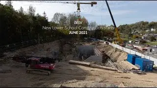 AISV Lower School Construction by Eagle Eye video production