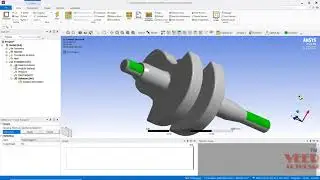 ANSYS Workbench | Transient Analysis of crankshaft