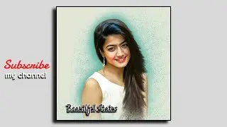 rashmika status new trend | video in Alight Motion | Rashmika new whatsapp status | telugu status