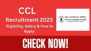 CCL Recruitment 2023: Fulfill Your Dreams with a Successful Career 
