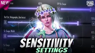 Pubg Mobile/BGMI 2024 🔥 New Best Sensitivity Code + Control settings in UPDATE 3.4 Sensitivity 2024