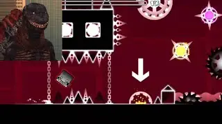 Shin Godzilla jugando Clubstep en Geometry Dash 🐊 🟥