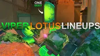 Best Viper LineUps You Need On Lotus | VALORANT