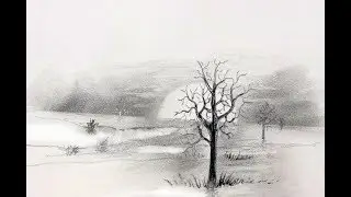 COMMENT DESSINER UN  PAYSAGE AVEC UNE TECHNIQUE RAPIDE