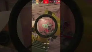 R6S Castle 1v4 Clutch#raimbowsix#gaming #shorts