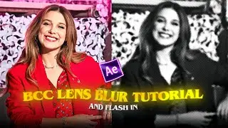Trending BCC Lens Blur + Flash in tutorial | After Effects | kratosxedits