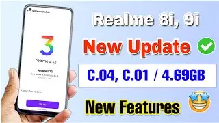 Realme 8i/9i ui 3.0 new update received | realme 9i,8i Android 12 update not receive