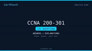CCNA 200-301 Practice Exam Part 1 - 22 Questions with Answers