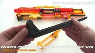 Xplorer Custom Fabricated Longshot Bolt Sled - Parts & Fitment Demo