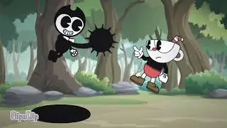 Cuphead versus Bendy: death battle cartoon ￼