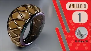 Tutorial Rhino 3D | Modelar Anillo X (1/2)