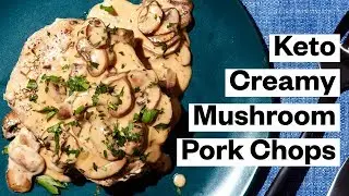 Keto Pork Chops with Cream Sauce (Gluten-Free)