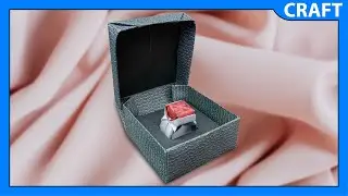 How to Make a Paper Ring Box Tutorial