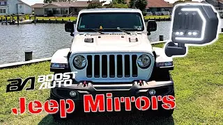Jeep Wrangler JL Mirrors From Boost Auto
