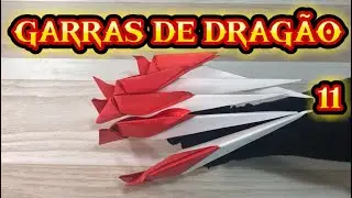 Como fazer garras de dragão 11 #dragonclaw #paperclaws