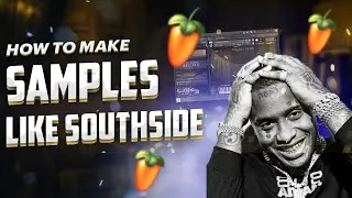 How To Make Samples For Southside | Pvlace, 808 Mafia | Silent Cook-up | FL Studio 20 Tutorial