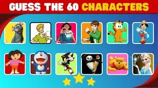 Guess the Character in 4 Seconds | 60 Famous Characters | Ultimate Quiz