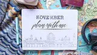 PLAN WITH ME | November 2020 | Bullet Journal Setup | Capital Cities Part 2
