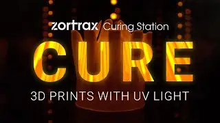 Automated UV Curing of Resin 3D Prints in Zortrax Curing Station