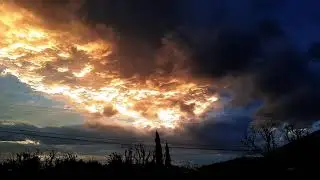 1/31/2024  Timelapse Sunrise - Approaching Storm