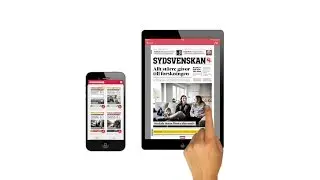 Hur du läser Sydsvenskans e-tidning i din surfplatta