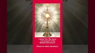 Silent ADORATION to the BLESSED SACRAMENT