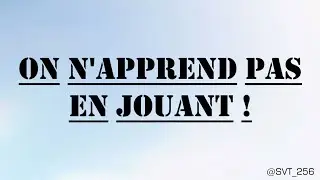 [Podcast] On n'apprend pas en jouant !