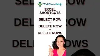 4. Learn Excel Shortcuts - How to DELETE ROW/ROWS in Just 50 Seconds!