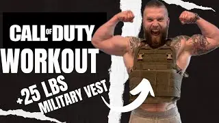 Full body workout in military gear! 