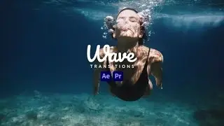 2D Wave Transitions - Videohive - 43407872