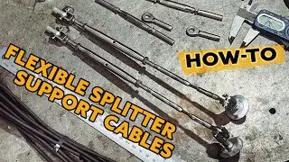 Flexible Splitter Support Cable. How-to ADJUSTABLE SPLITTER STRUT WIRE BRACE SUPPORTS