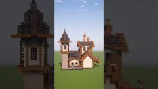 Minecraft: Medieval Base with Tower | Timelapse
