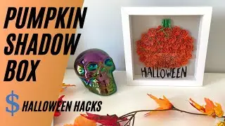 DIY HALLOWEEN SHADOW BOX | DOLLAR STORE HALLOWEEN HACKS | EASY HALLOWEEN DECORATION IDEAS AT HOME