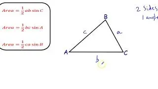 Area of a Triangle Using Trigonometry