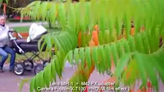 Test Video Mir-1 37mm F2.8 old russian lens / Тест объектива Мир-1