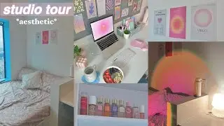 my studio apartment tour 💗 | nishkabhura
