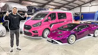 PERFECT PAIR! Matching the MS-RT Transit to Our Lamborghini Huracan STO | SHMUSEUM VLOG 122