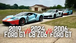 Ford GT vs Corvette Z06 vs Ford GT - The best American Supercar?