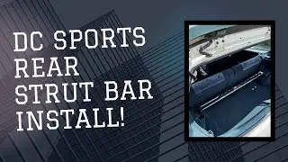 Honda Civic Eg hatchback gets DC sports rear strut bar install #howto