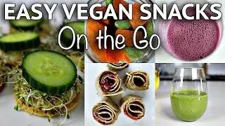 EASY VEGAN SNACK IDEAS (on the go + healthy)