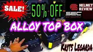 MURANG BILIHAN NG SEC TOP BOX | HELMET MAY DISCOUNT AT KRYTS LEGARDA..SALE❗ SALE❗