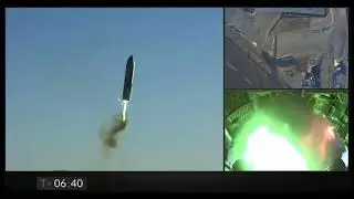 Space X Starship exploding after successfully testing its capabilities