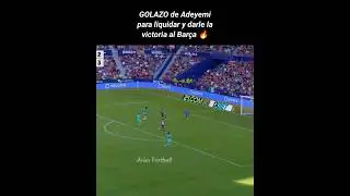 Adeyemi’s Goal vs Levante 🔥