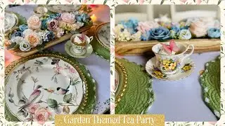 Garden Themed Tea Party